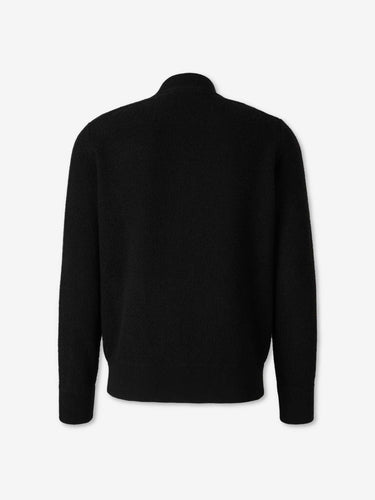 Gran Sasso Hombre Barcelona Cárdigan Cremallera Lana color Negro sku 545-002001 01 - Foto 2