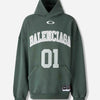 Balenciaga Hombre Barcelona Sudadera Capucha Logo color Verde Oscuro sku 545-002005 01 - Foto 1