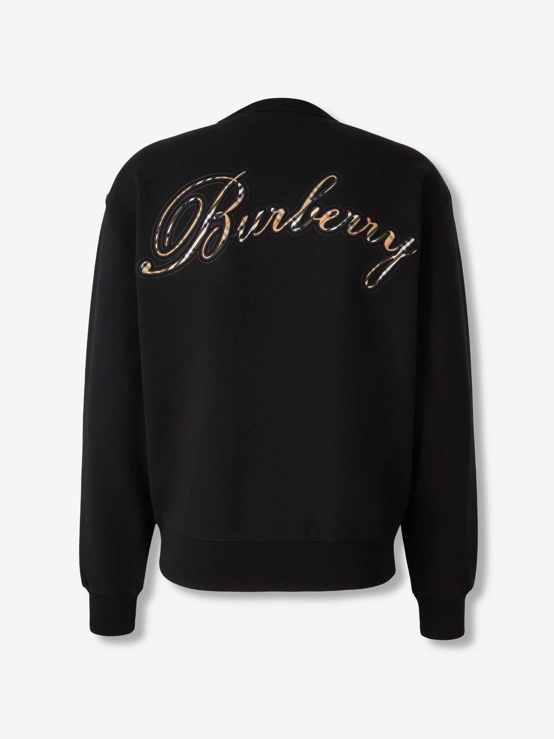 Burberry Hombre Barcelona Sudadera Cuello Redondo color Negro sku 545-002008 02 - Foto 2