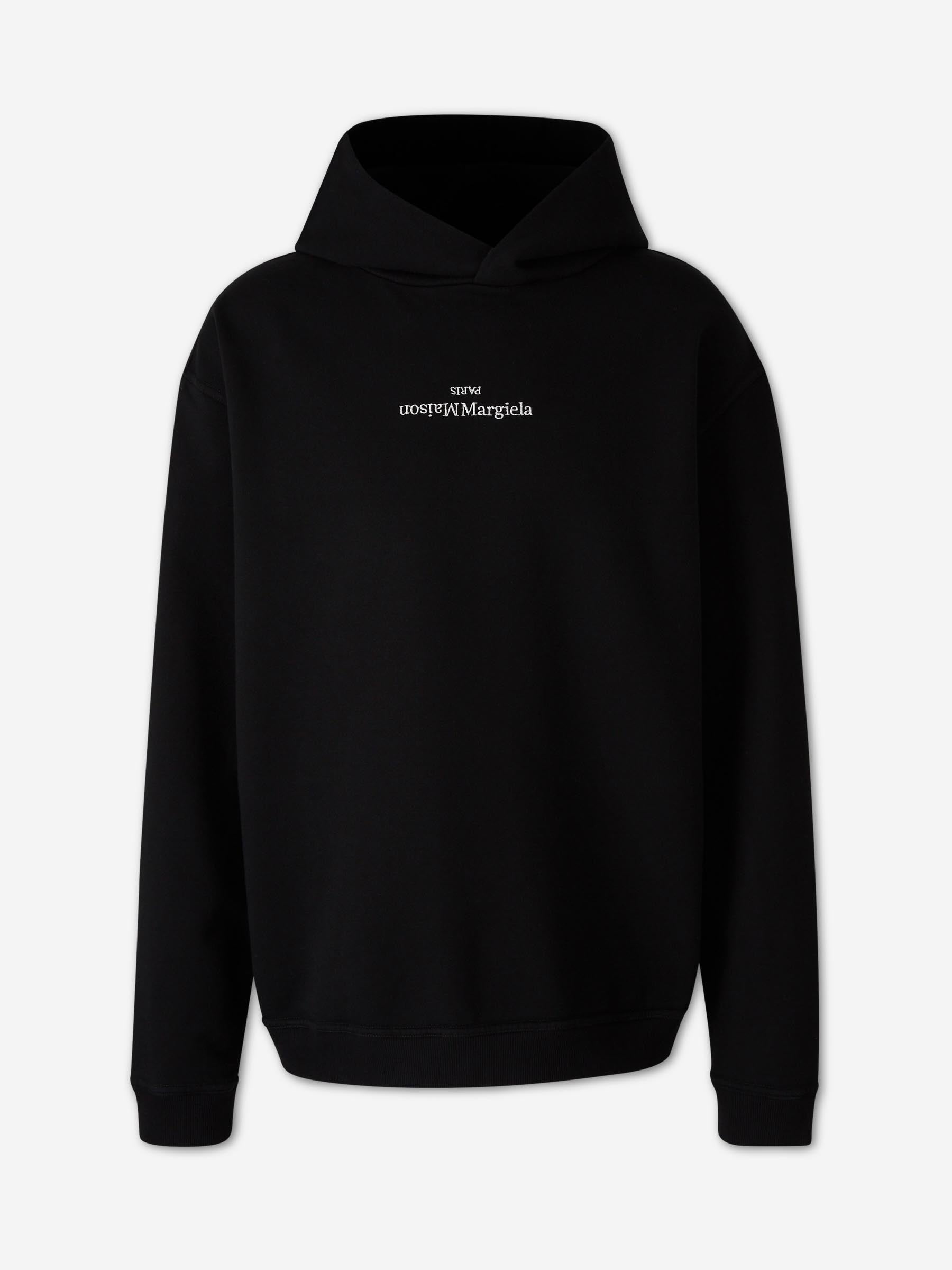 Maison Margiela Hombre Barcelona Sudadera Capucha Logo color Negro sku 545-002011 01 - Foto 1