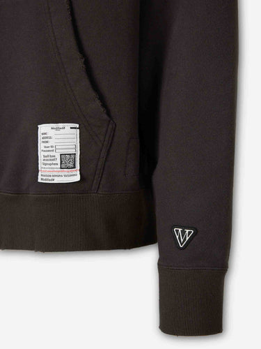 Maison Mihara Yasuhiro Hombre Barcelona Sudadera Capucha Algodón color Negro sku 545-002019 01 - Foto 4