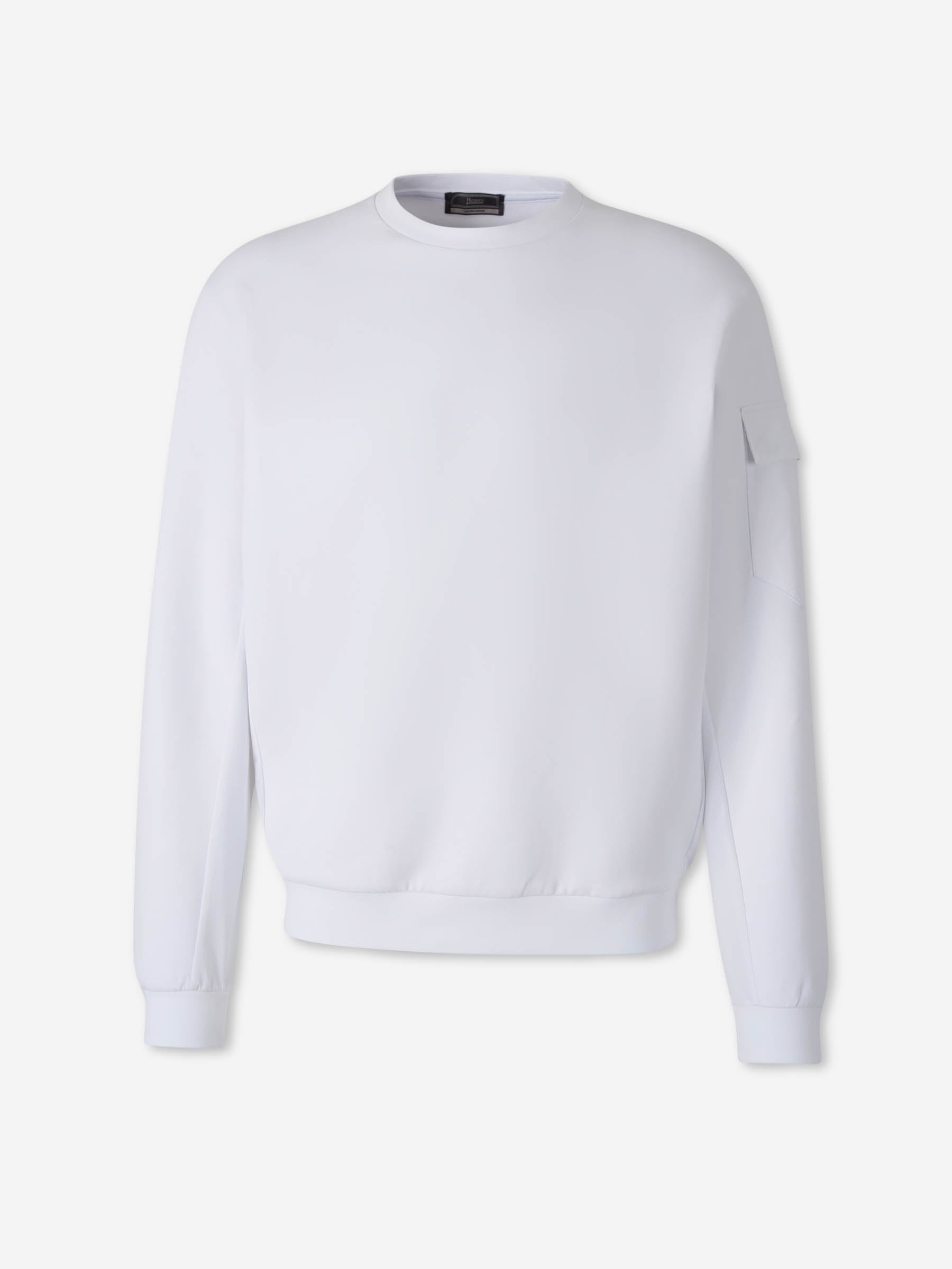 Herno Hombre Barcelona Sudadera de Cuello Redondo color Blanco sku 545-002025 01 - Foto 1