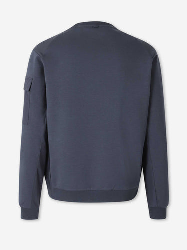 Herno Hombre Barcelona Sudadera de Cuello Redondo color Azul Noche sku 545-002025 02 - Foto 2