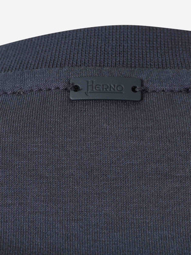 Herno Hombre Barcelona Sudadera de Cuello Redondo color Azul Noche sku 545-002025 02 - Foto 4