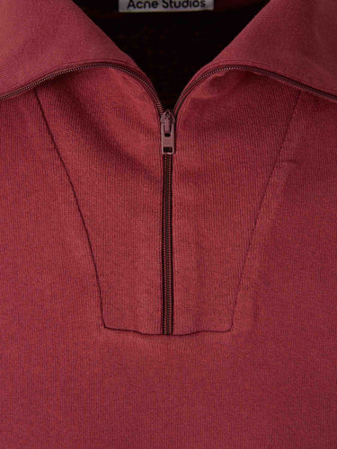 Acne Studios Hombre Barcelona Sudadera Logo Algodón color Rojo sku 545-002026 01 - Foto 3