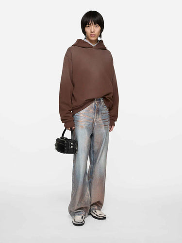 Acne Studios Hombre Barcelona Sudadera Capucha Logo color Marrón sku 545-002027 01 - Foto 4