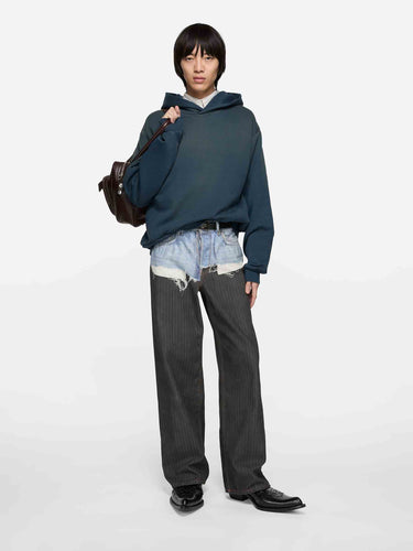 Acne Studios Hombre Barcelona Sudadera Capucha Logo color Azul Índigo sku 545-002027 02 - Foto 2
