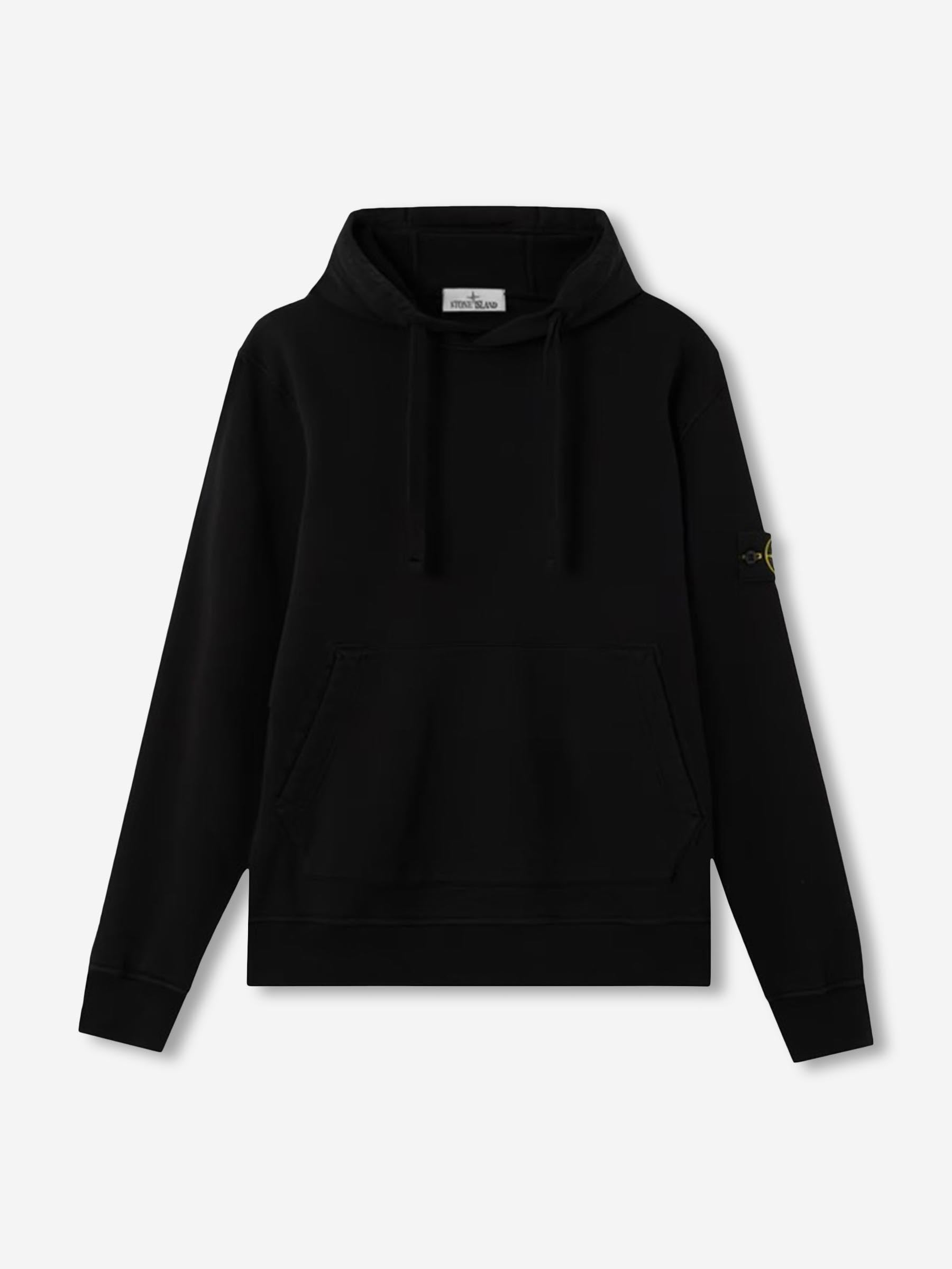 Stone Island Hombre Barcelona Sudadera de corte regular con capucha y bolsillo canguro color Negro sku 545-002036 01 - Foto 1