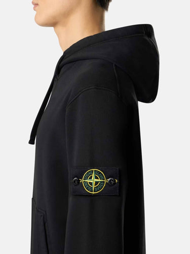 Stone Island Hombre Barcelona Sudadera de corte regular con capucha y bolsillo canguro color Negro sku 545-002036 01 - Foto 4