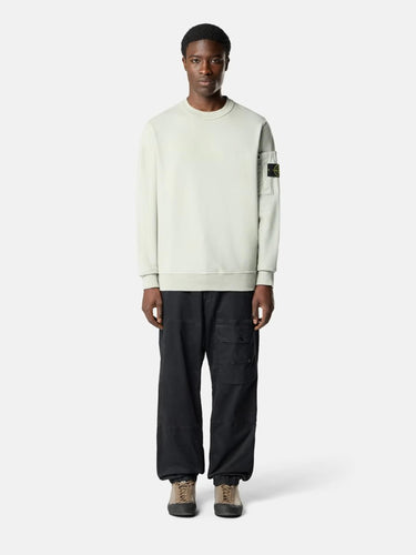 Stone Island Hombre Barcelona Sudadera Cuello Redondo color Verde Menta sku 545-002039 01 - Foto 2