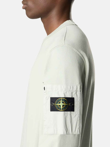 Stone Island Hombre Barcelona Sudadera Cuello Redondo color Verde Menta sku 545-002039 01 - Foto 4