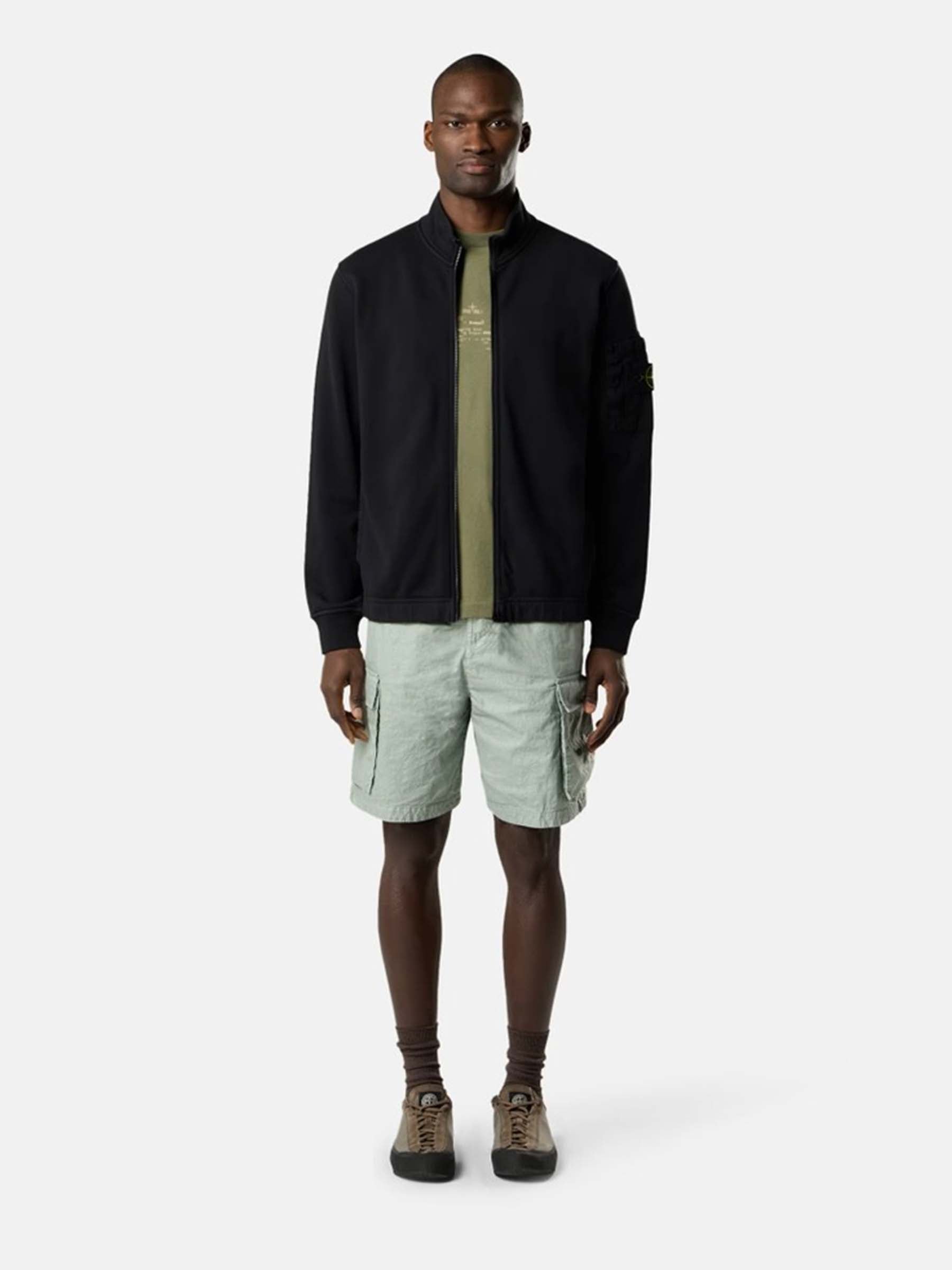 Stone Island Hombre Barcelona Sudadera Cuello Alto color Negro sku 545-002040 01 - Foto 2