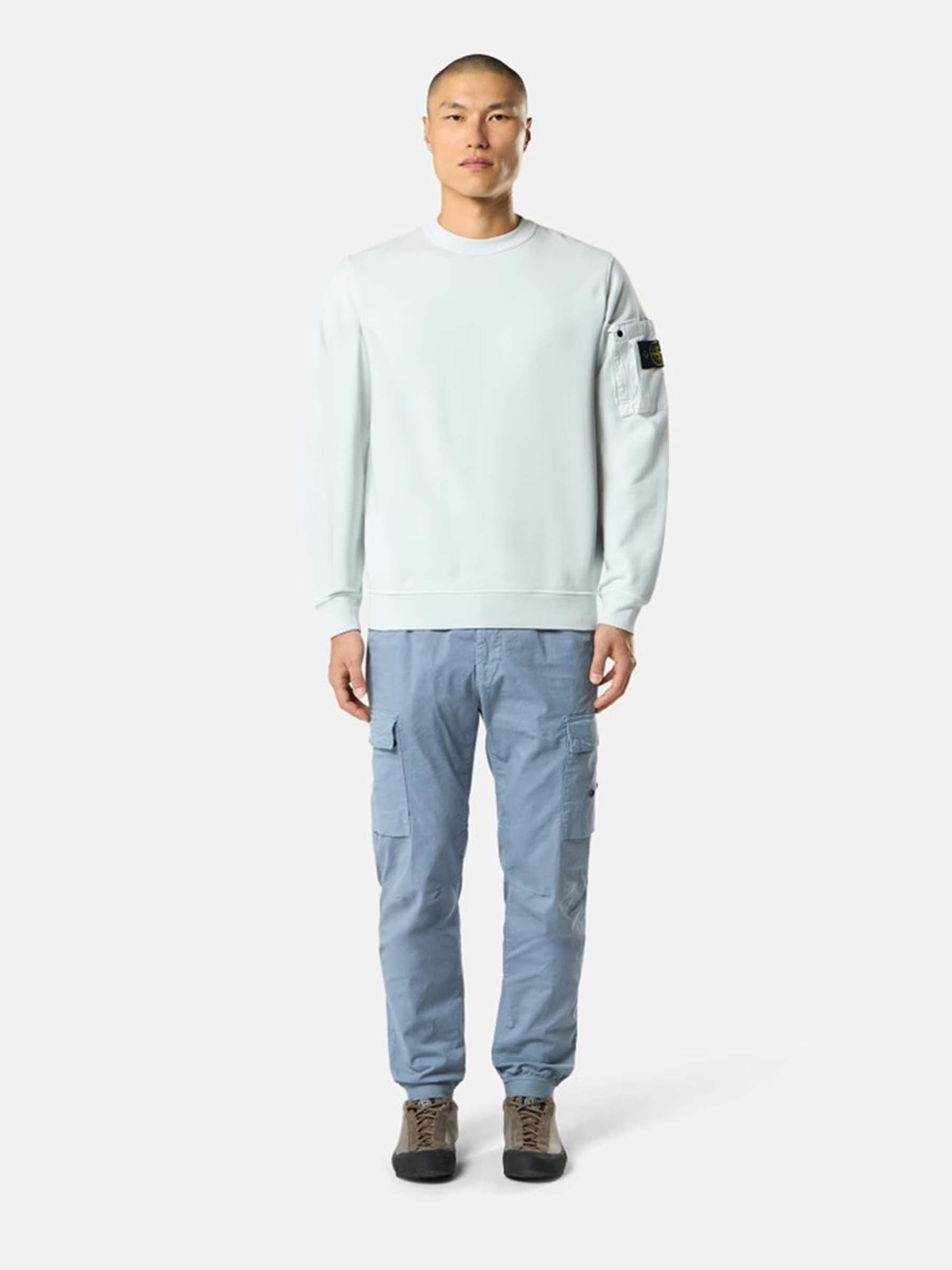 Stone Island Hombre Barcelona Sudadera Cuello Redondo color Azul Celeste sku 545-002041 01 - Foto 2