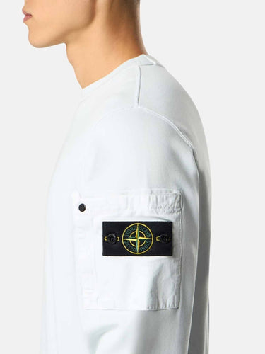 Stone Island Hombre Barcelona Sudadera Cuello Redondo color Azul Celeste sku 545-002041 01 - Foto 4