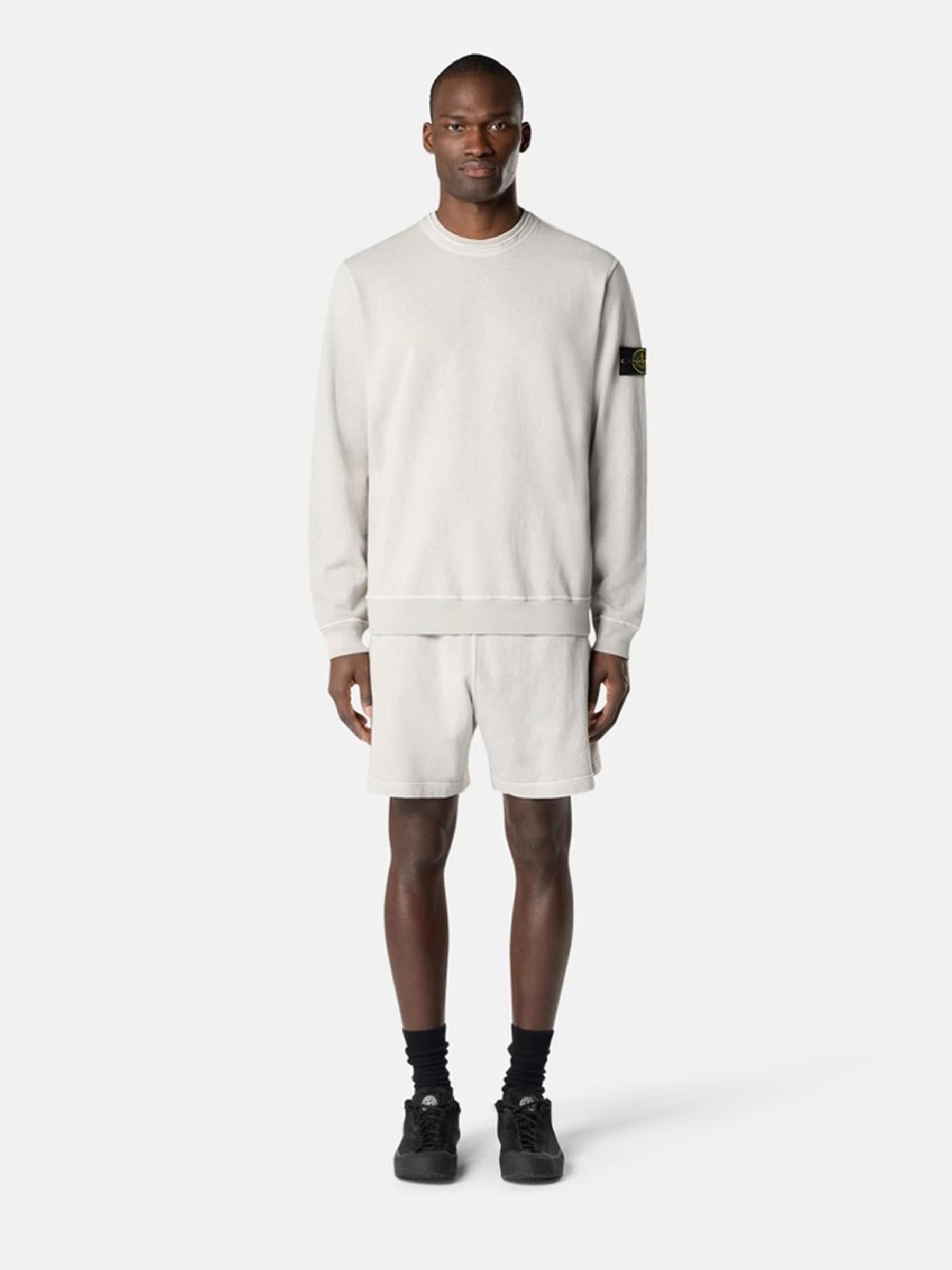 Stone Island Hombre Barcelona Sudadera de Cuello Redondo color Gris Claro sku 545-002043 01 - Foto 2