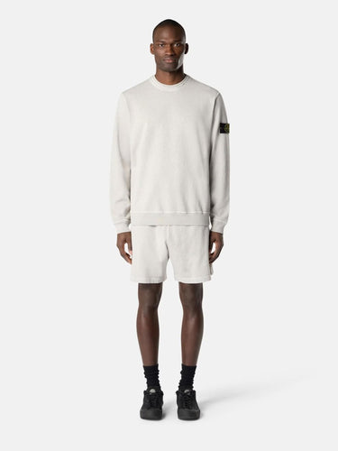 Stone Island Hombre Barcelona Sudadera de Cuello Redondo color Gris Claro sku 545-002043 01 - Foto 2