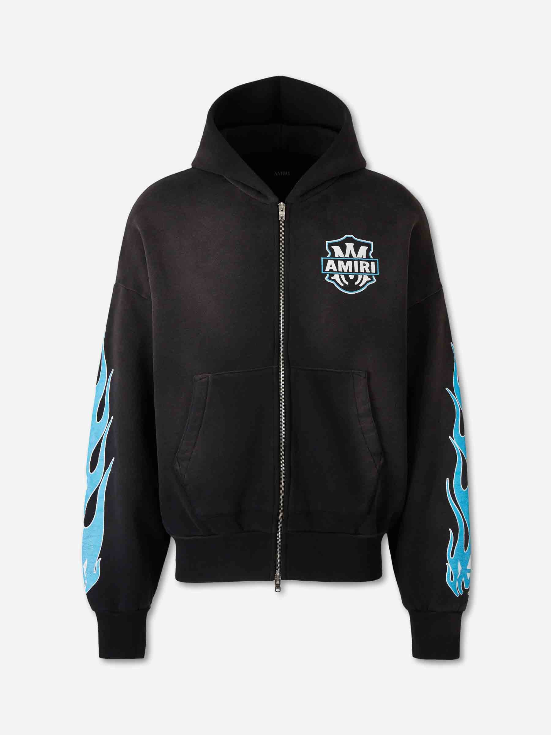 Amiri Hombre Barcelona Sudadera Capucha Cremallera color Negro sku 545-002044 01 - Foto 1