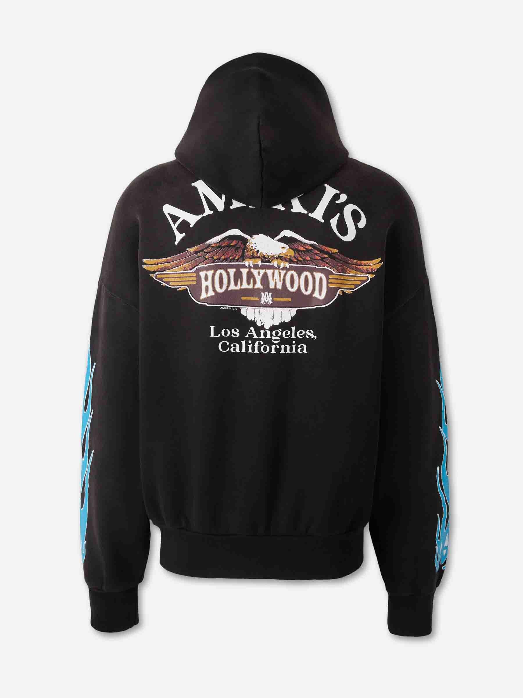 Amiri Hombre Barcelona Sudadera Capucha Cremallera color Negro sku 545-002044 01 - Foto 2