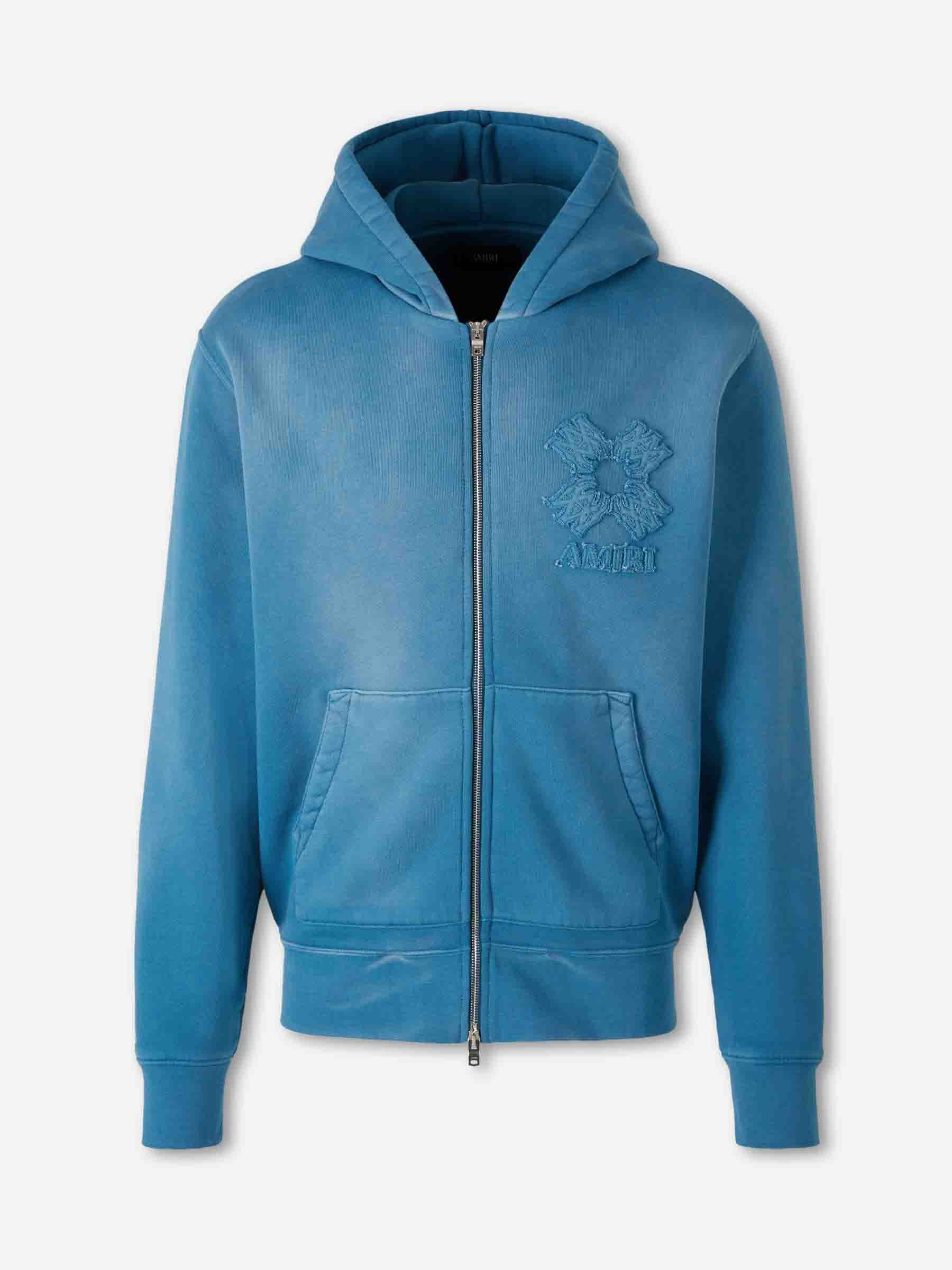 Amiri Hombre Barcelona Sudadera Capucha Cremallera color Azul sku 545-002046 01 - Foto 1