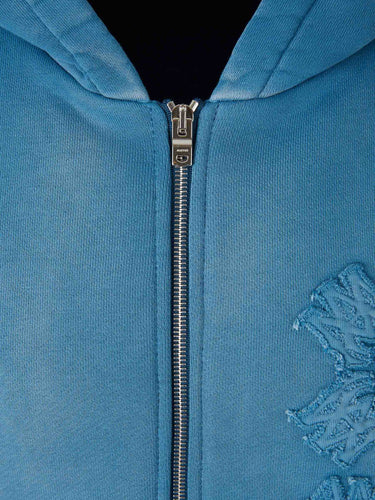Amiri Hombre Barcelona Sudadera Capucha Cremallera color Azul sku 545-002046 01 - Foto 3