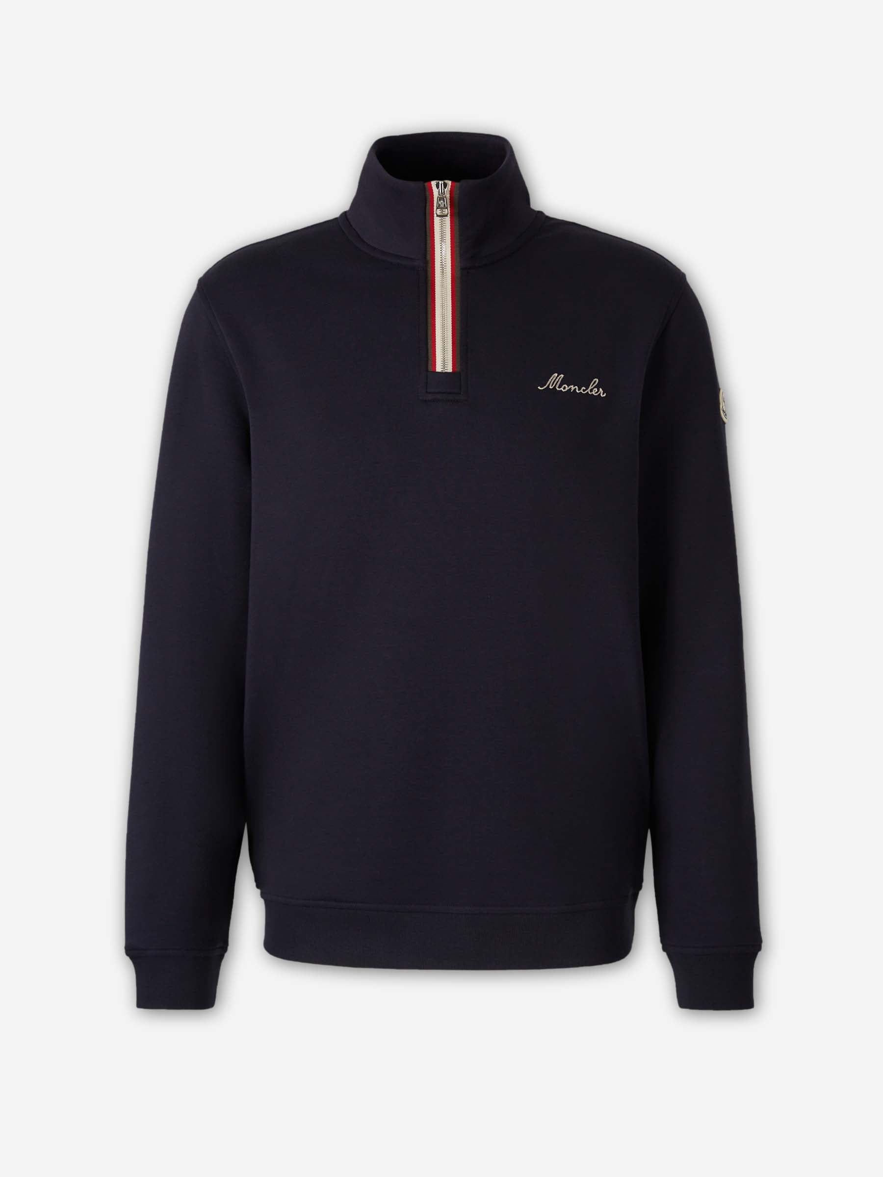 Moncler Hombre Barcelona Sudadera Cremallera Logo color Azul Noche sku 545-002050 01 - Foto 1