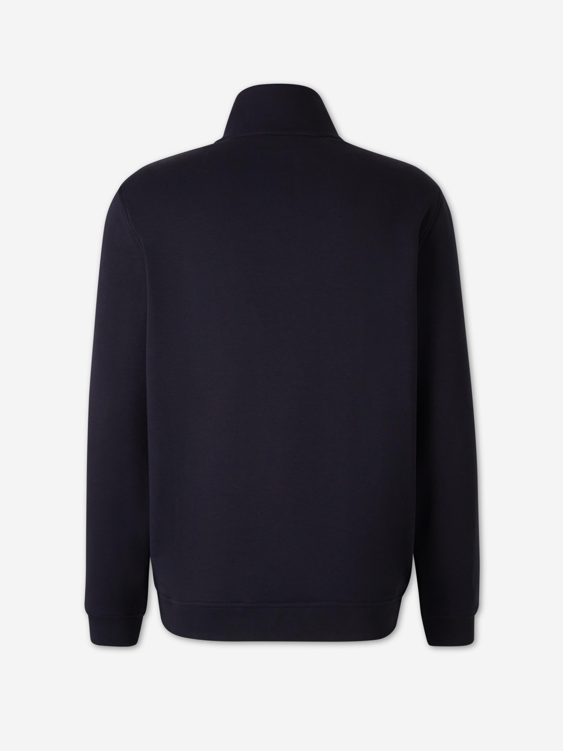 Moncler Hombre Barcelona Sudadera Cremallera Logo color Azul Noche sku 545-002050 01 - Foto 2