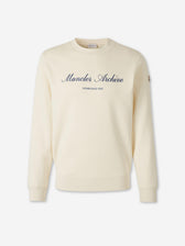 Moncler Hombre Barcelona Sudadera Cuello Redondo color Crema sku 545-002051 01 - Foto 1