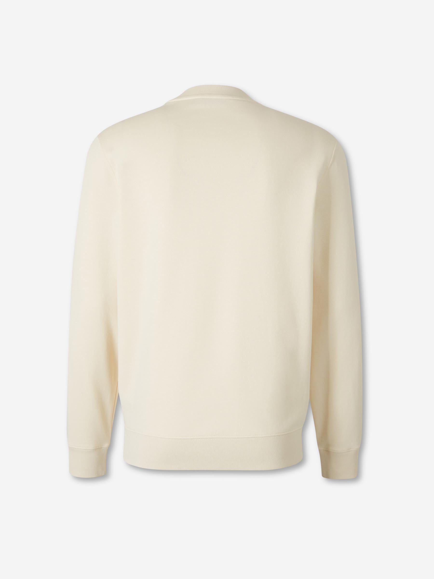 Moncler Hombre Barcelona Sudadera Cuello Redondo color Crema sku 545-002051 01 - Foto 2