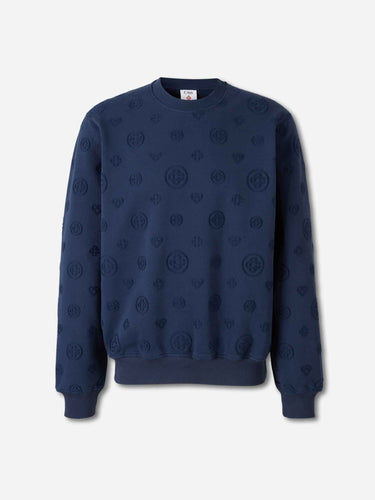 Casablanca Hombre Barcelona Sudadera Cuello Redondo color Azul Marino sku 545-002052 01 - Foto 1
