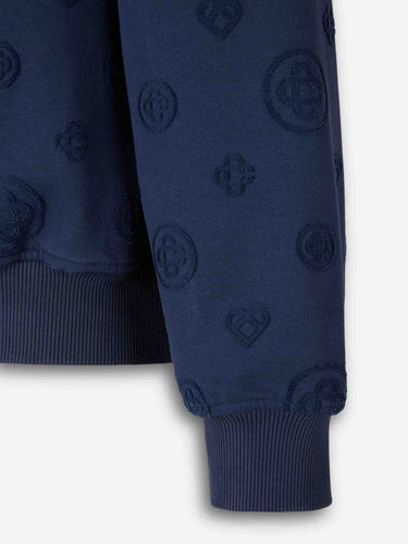 Casablanca Hombre Barcelona Sudadera Cuello Redondo color Azul Marino sku 545-002052 01 - Foto 4