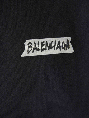 Balenciaga Hombre Barcelona Sudadera Masking Tape color Negro sku 545-002057 01 - Foto 4