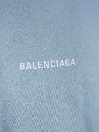 Balenciaga Hombre Barcelona Sudadera Cremallera Capucha color Azul Celeste sku 545-002058 01 - Foto 4