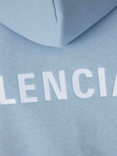 Balenciaga Hombre Barcelona Sudadera Cremallera Capucha color Azul Celeste sku 545-002058 01 - Foto 6