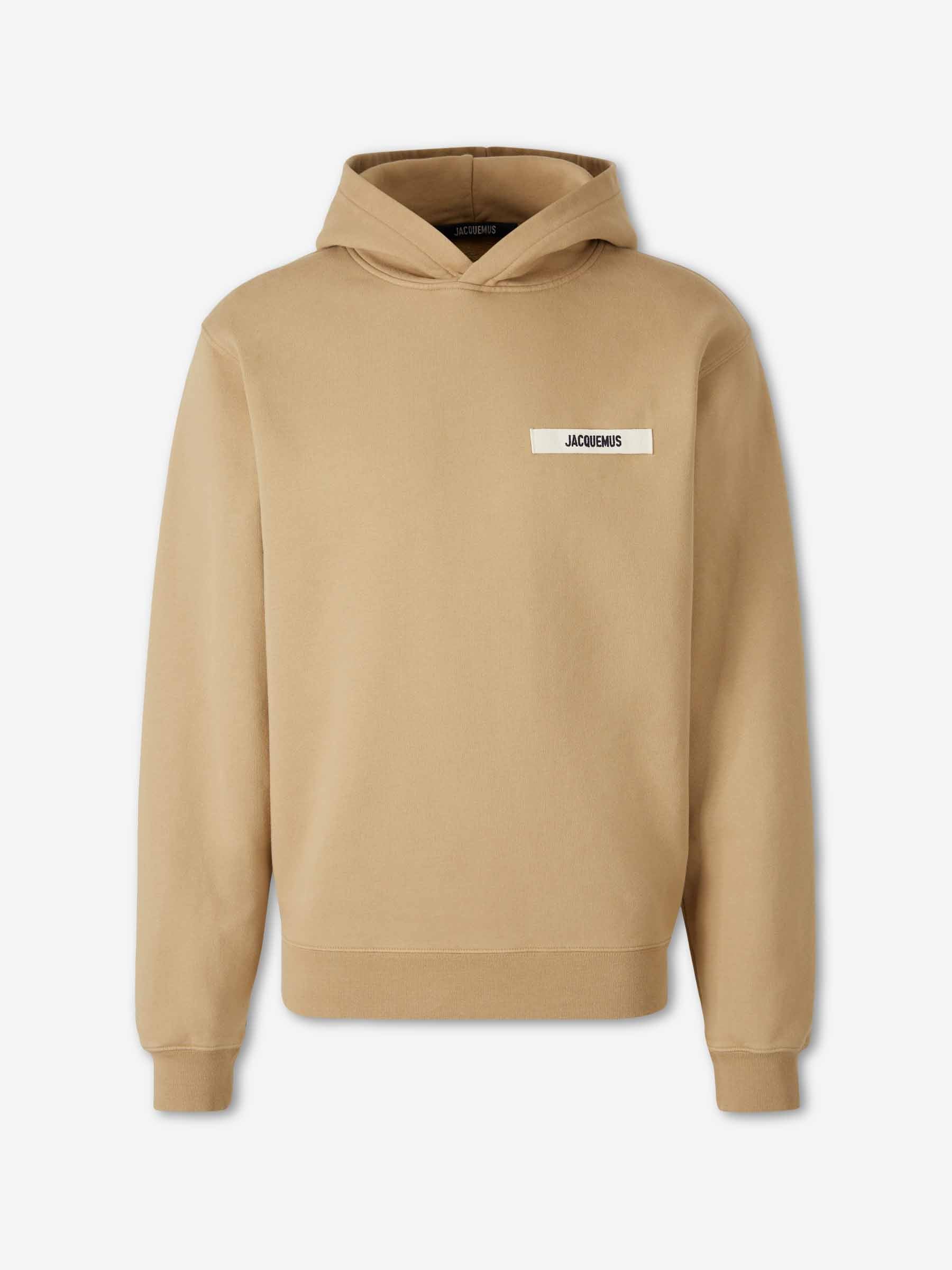 Jacquemus Hombre Barcelona Sudadera Gros Grain color Mostaza sku 545-002059 02 - Foto 1