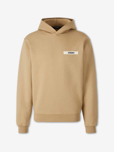 Jacquemus Hombre Barcelona Sudadera Gros Grain color Mostaza sku 545-002059 02 - Foto 1
