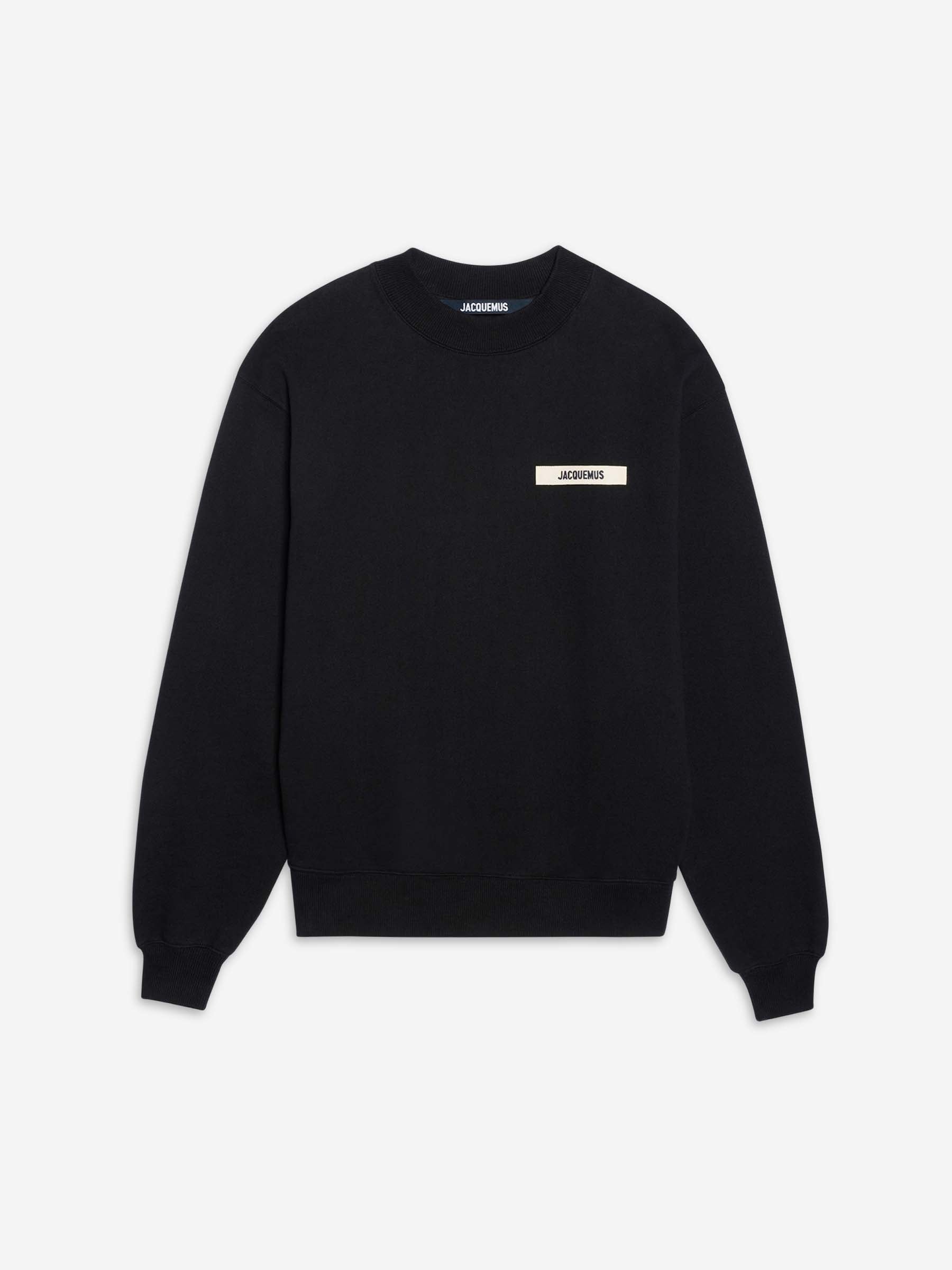 Jacquemus Hombre Barcelona Sudadera Gros Grain color Negro sku 545-002060 01 - Foto 1