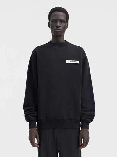Jacquemus Hombre Barcelona Sudadera Gros Grain color Negro sku 545-002060 01 - Foto 2