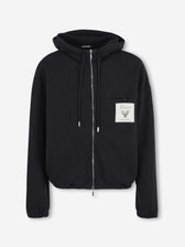 Jacquemus Hombre Barcelona Sudadera Capucha Cremallera color Azul Marino sku 545-002062 01 - Foto 1