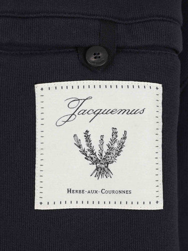 Jacquemus Hombre Barcelona Sudadera Capucha Cremallera color Azul Marino sku 545-002062 01 - Foto 3