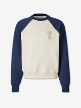 Ami Paris Hombre Barcelona Sudadera Cuello Redondo color Crema sku 545-002071 01 - Foto 1
