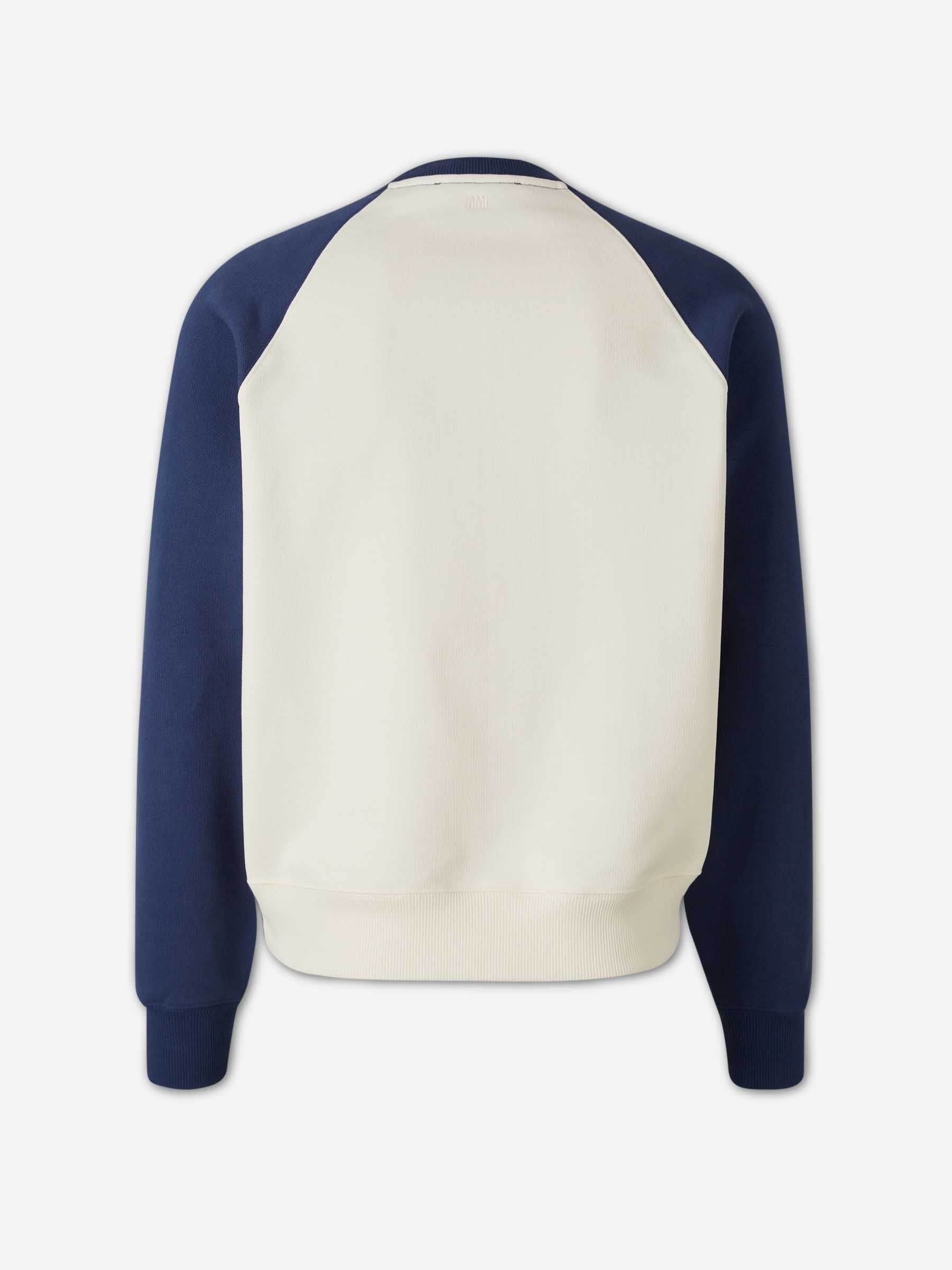 Ami Paris Hombre Barcelona Sudadera Cuello Redondo color Crema sku 545-002071 01 - Foto 2