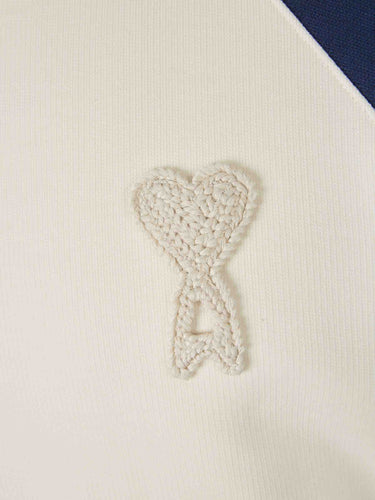 Ami Paris Hombre Barcelona Sudadera Cuello Redondo color Crema sku 545-002071 01 - Foto 4