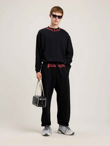 Palm Angels Hombre Barcelona Sudadera Cuello Estampado color Negro sku 545-002076 02 - Foto 2