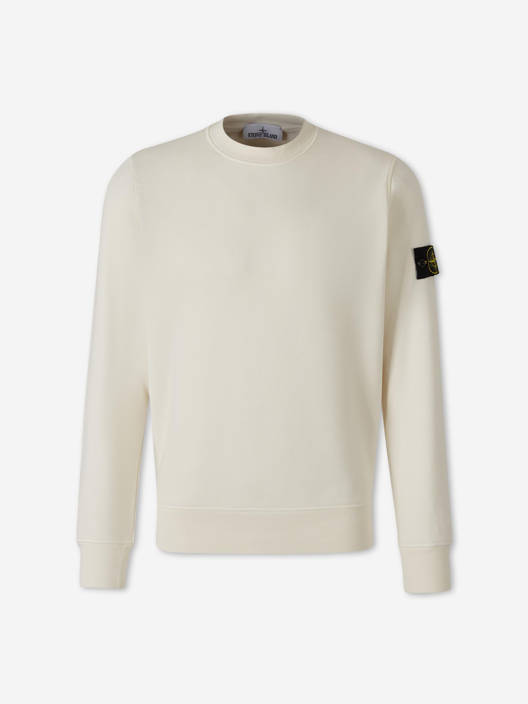 Stone Island Hombre Barcelona Sudadera Cuello Redondo color Blanco sku 545-002090 03 - Foto 1