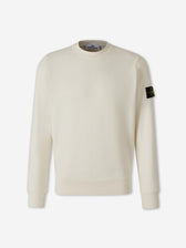 Stone Island Hombre Barcelona Sudadera Cuello Redondo color Blanco sku 545-002090 03 - Foto 1