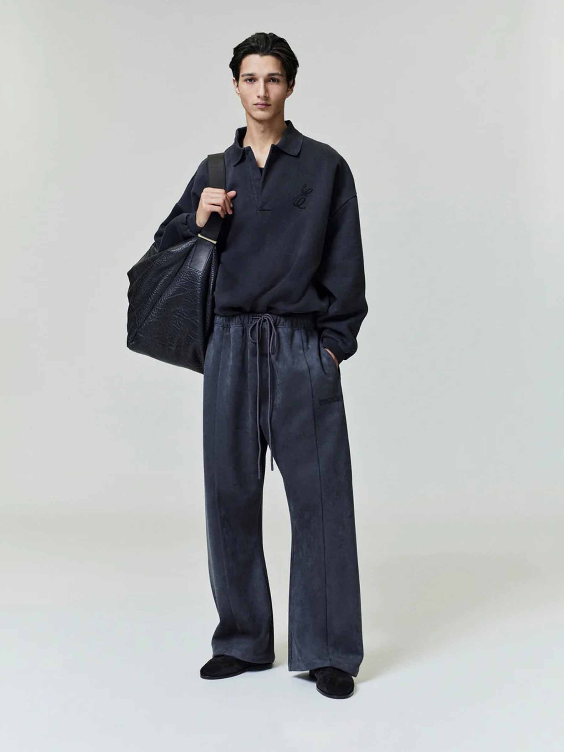 Fear of God Essentials Hombre Barcelona Sudadera Cuello Polo color Negro sku 545-002092 01 - Foto 2