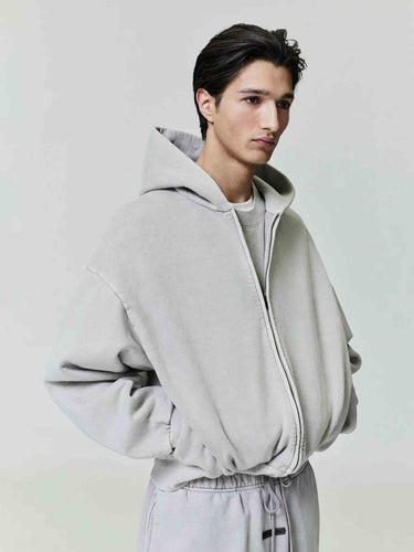 Fear of God Essentials Hombre Barcelona Sudadera Cremallera Capucha color Gris sku 545-002093 01 - Foto 4