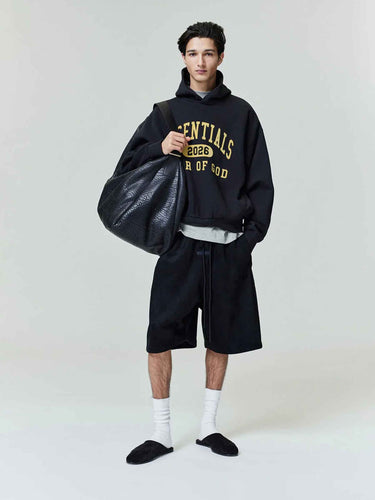 Fear of God Essentials Hombre Barcelona Sudadera Capucha Algodón color Negro sku 545-002098 01 - Foto 2