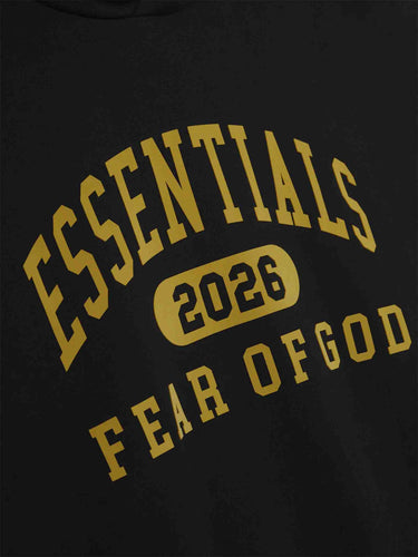 Fear of God Essentials Hombre Barcelona Sudadera Capucha Algodón color Negro sku 545-002098 01 - Foto 4