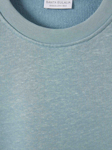 Santa Eulalia Hombre Barcelona Sudadera Cuello Redondo color Azul Celeste sku 545-002103 02 - Foto 3